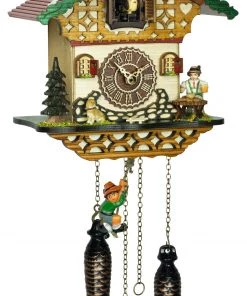 Frankenmuth Clock Company KU4264QMS - Quartz Musical Cuckoo With Beer Drinker View All