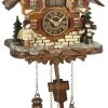 Frankenmuth Clock Company™ View All KU4272QM - Quartz Musical Chalet With Erzgebirge Figurines