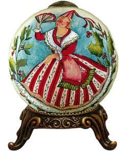 Bavarian Clock Haus View All Antique Gold Pedestal Stand