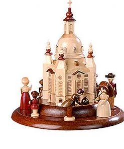 Bavarian Clock Haus Music Boxes Church Music Box Platform