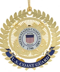 Frankenmuth Clock Company View All Ornament - U.S. Coast Guard Logo