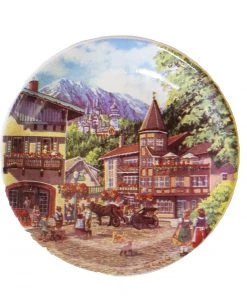Frankenmuth Clock Company Magnet Plate-German Summer German Souvenirs