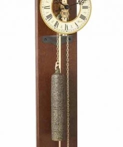 Frankenmuth Clock Company Michelle Skeleton Wall Clock In Walnut Hermle German Clocks
