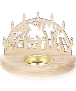 Frankenmuth Clock Company 201/243/4 - Nativity Scene Tealight Holder View All