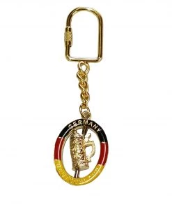 Frankenmuth Clock Company Beer Stein Key Chain German Souvenirs
