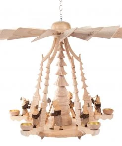 Frankenmuth Clock Company Deckenpyramide Bergbau German Christmas Pyramids