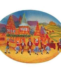Frankenmuth Clock Company™ German Souvenirs Alpine Village Plate Magnet