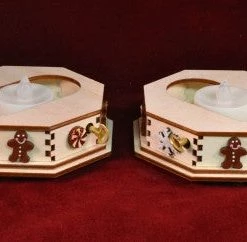 Frankenmuth Clock Company View All Snowflake Tea Light Music Box
