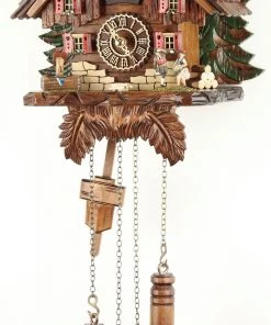 Frankenmuth Clock Company KU4241QM - Quartz Musical Cuckoo With Man And Woman View All