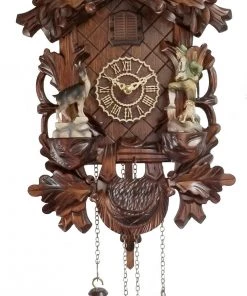 Frankenmuth Clock Company KU387QM - Quartz Musical Cuckoo With Hunter And Goat View All