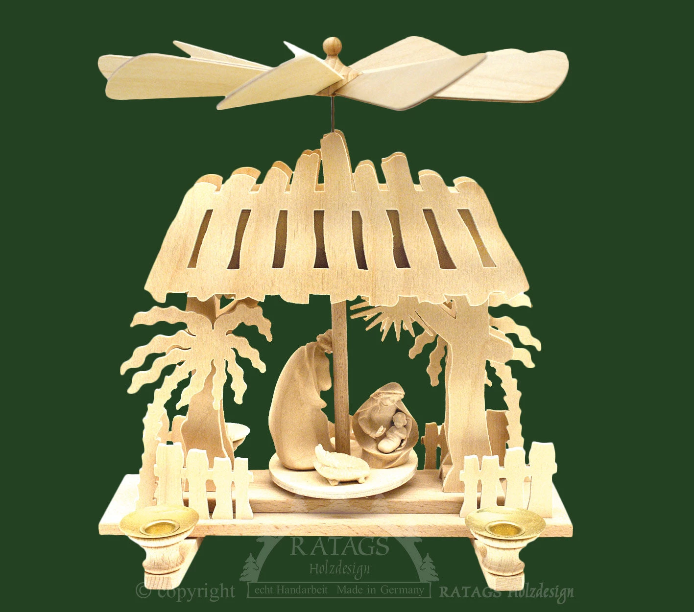 Frankenmuth Clock Company View All 9930-601 - Manger Scene Nativity Pyramid With Natural Figurines 3 Frankenmuth Clock Company View All 9930-601 - Manger Scene Nativity Pyramid With Natural Figurines