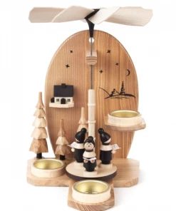 Frankenmuth Clock Company 085/595 - Wall Hanging Pyramid With Carolers View All