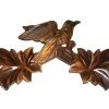 Bavarian Clock Haus Bird Top Carving 14" Cuckoo Clocks, Quartz Cuckoo Clocks & Miniature Clocks