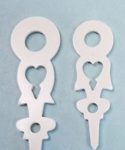 Bavarian Clock Haus Regula White Hands 1 3/8"