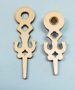 Frankenmuth Clock Company Regula Wooden Hands 1 3/4" Cuckoo Clocks, Quartz Cuckoo Clocks & Miniature Clocks