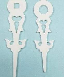 Black Forest Clock Parts AHS10-11 - Herr White Hands 2" Cuckoo Clocks, Quartz Cuckoo Clocks & Miniature Clocks