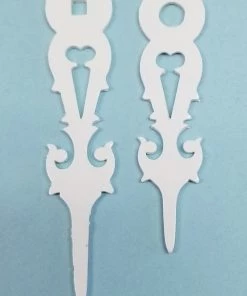 Bavarian Clock Haus Herr White Hands 2 3/4"