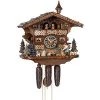 Frankenmuth Clock Company View All KU8245M - 8 Day Musical Chalet With Wood Chopper & Dogs