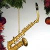 Frankenmuth Clock Company Ornament-5" Gold Saxophone