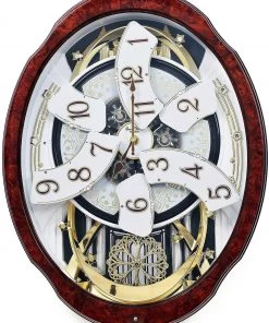 Frankenmuth Clock Company Rhythm Clocks 4MH412-WU23 - Woodgrain Marvelous