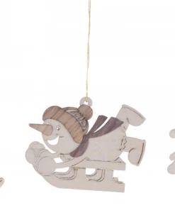 Frankenmuth Clock Company View All 198/136 - Wooden Snowman Ornaments