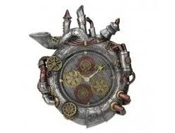 Frankenmuth Clock Company WU77199V8 - Steampunk Magnum Opus Wall Clock