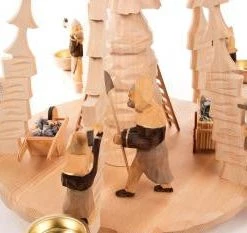 Frankenmuth Clock Company Deckenpyramide Bergbau German Christmas Pyramids