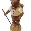 Frankenmuth Clock Company Figurine - Bear W/ Honey Pot & Stick Christmas Decorations, Candles & Other Decorations