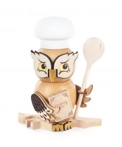 Frankenmuth Clock Company 146/1670/11 - Owl Chef Smoker With Spoon View All
