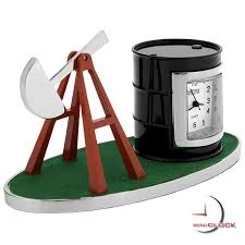 Frankenmuth Clock Company View All Oil Drum & Rig Mini Clock