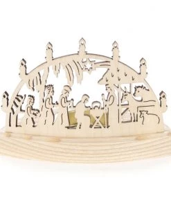 Frankenmuth Clock Company 201/243/4 - Nativity Scene Tealight Holder View All