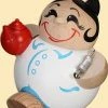 Frankenmuth Clock Company German Incense Smokers Smoker - Nurse