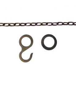 Frankenmuth Clock Company AC25 Antique - 1 Day Regula Solid Brass Antiqued Chain