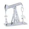Frankenmuth Clock Company™ Silver Pump Jack Miniature Clock 1 Frankenmuth Clock Company™ Silver Pump Jack Miniature Clock