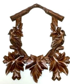 Bavarian Clock Haus 3 Bird Musical Bottom Carving Cuckoo Clocks, Quartz Cuckoo Clocks & Miniature Clocks