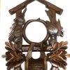 Bavarian Clock Haus BC-30/4M - Hunter Musical Bottom Carving 9" Cuckoo Clocks, Quartz Cuckoo Clocks & Miniature Clocks