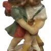 Made In Germany Resin Bavarian Boy/Girl Dancers 1 1/2" Cuckoo Clocks, Quartz Cuckoo Clocks & Miniature Clocks