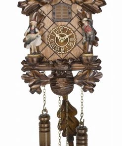 Frankenmuth Clock Company KU385QM- Quartz Musical Cuckoo With Man And Woman View All