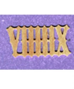 Bavarian Clock Haus Wooden Numerals 7/8 Inch