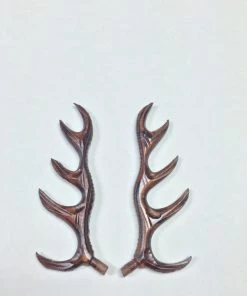 Bavarian Clock Haus Wooden Antlers 5" Cuckoo Clocks, Quartz Cuckoo Clocks & Miniature Clocks