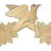 Frankenmuth Clock Company Bird Top Carving 12" Unfinished Cuckoo Clocks, Quartz Cuckoo Clocks & Miniature Clocks