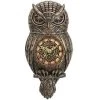 Frankenmuth Clock Company WU77195A4 - Steampunk Owl Pendulum Wall Clock